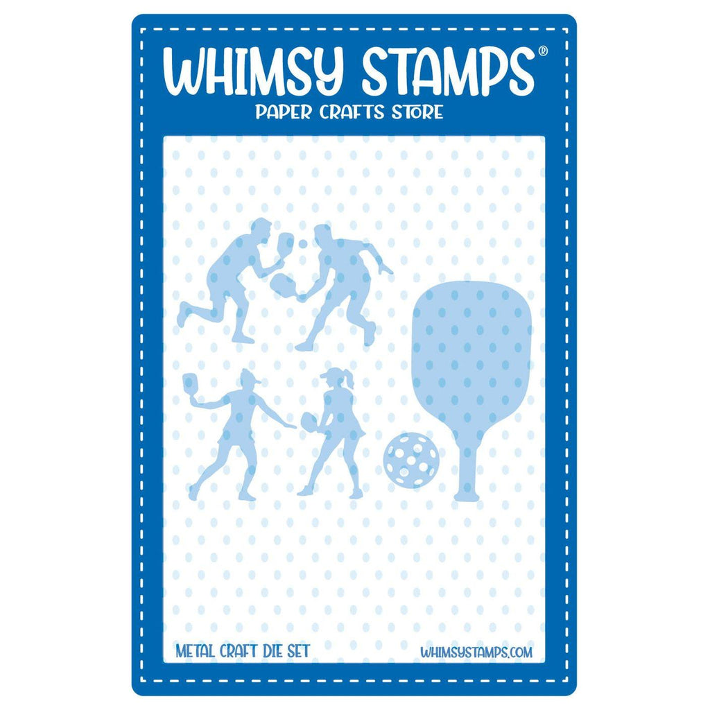 Whimsy Stamps Pickleball Dies wsd255