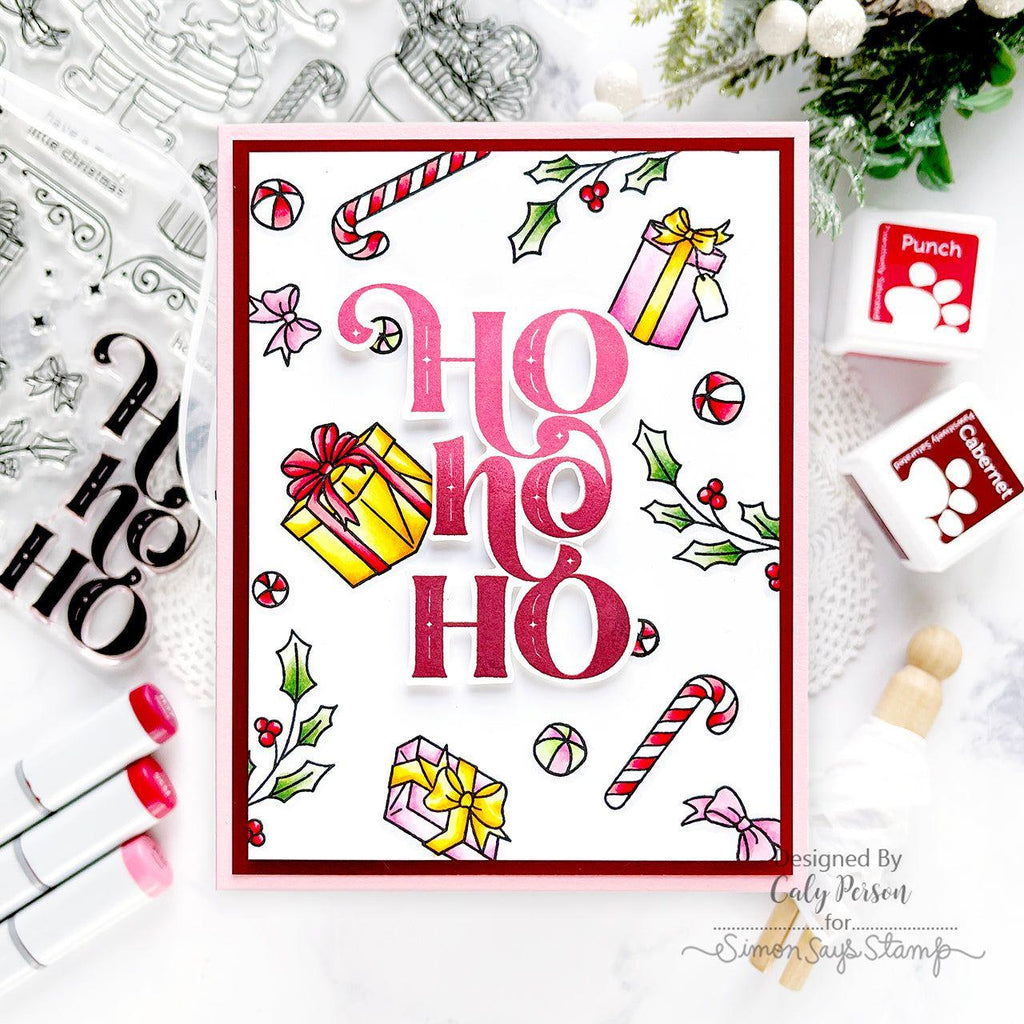 Simon Says Stamp Cotton Candy A2 Side-Fold Scored Cards 100# 10 Pack cca2side Festive Fun Christmas Card | color-code:ALT02