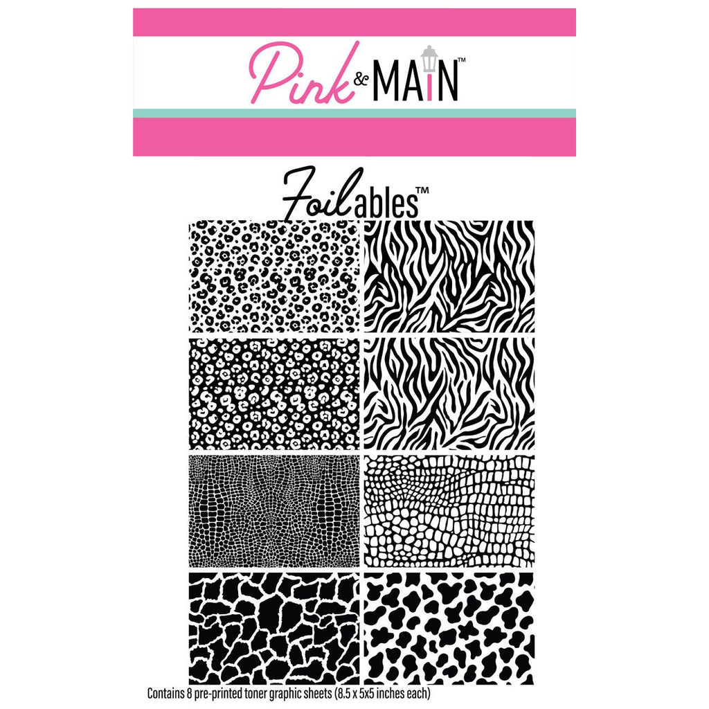 Pink and Main Animal Prints Foilables Sheets pmf268