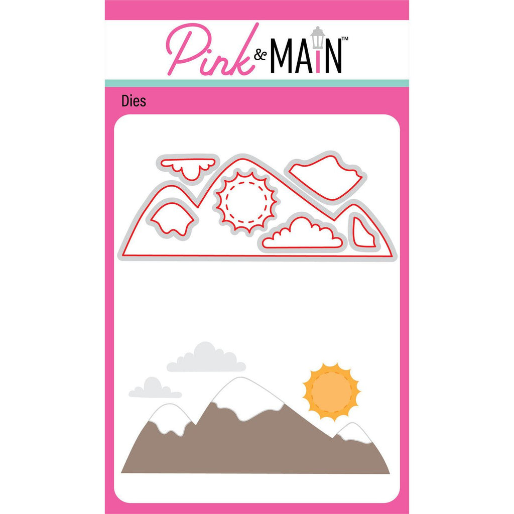 Pink and Main Mountain Range Dies pnm693