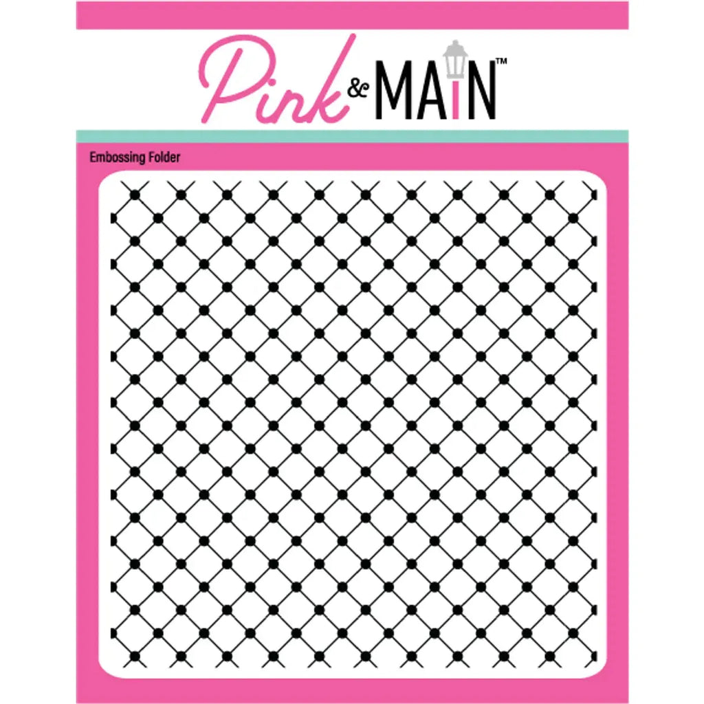 Pink and Main Quilted Embossing Folder pmt087