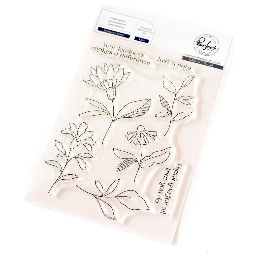 Pinkfresh Studio Kindness In Bloom Clear Stamps 256824