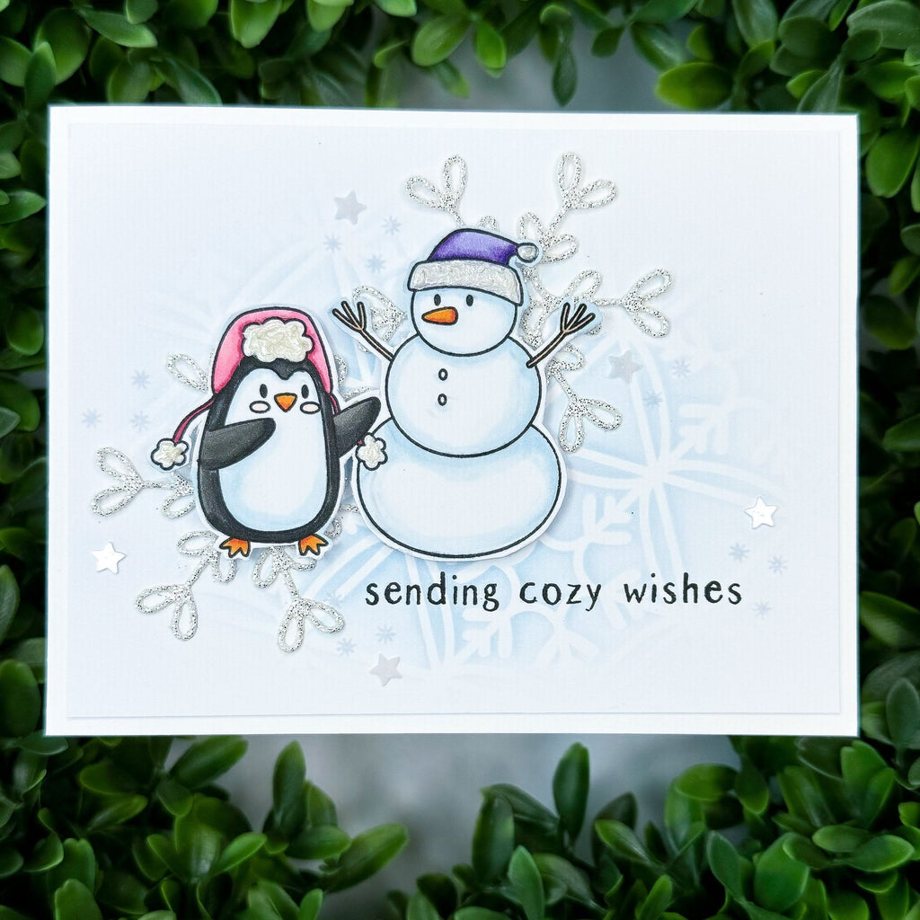 Simon Says Clear Stamps Polar Christmas 2114ssc Sweet Wishes Holiday Card