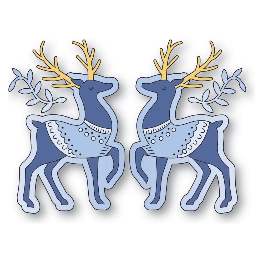 Poppy Stamps Nordic Regal Deer Dies 2659