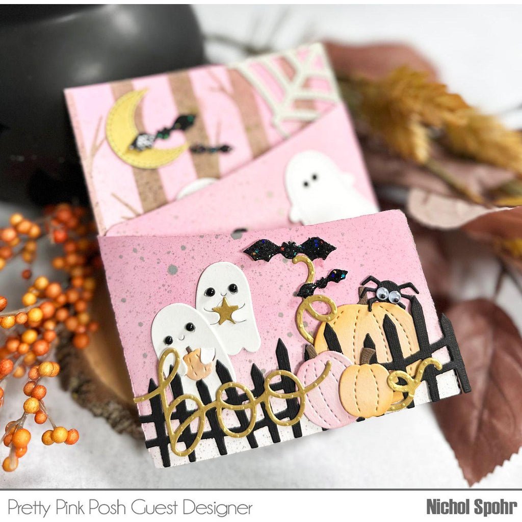 Pretty Pink Posh Big Halloween Cupcake Dies boo | color-code:ALT03