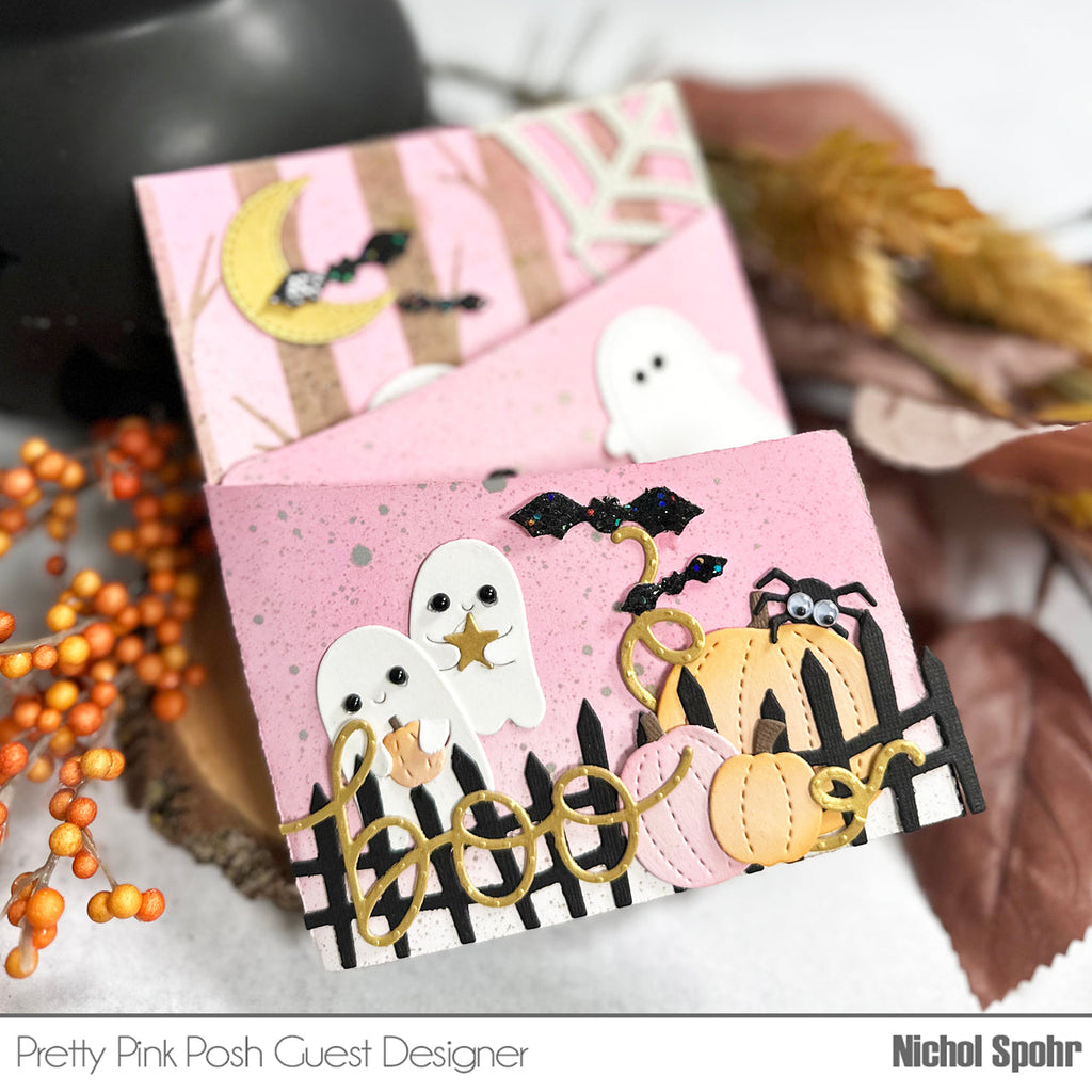 Pretty Pink Posh Fancy Card Dies boo | color-code:ALT04