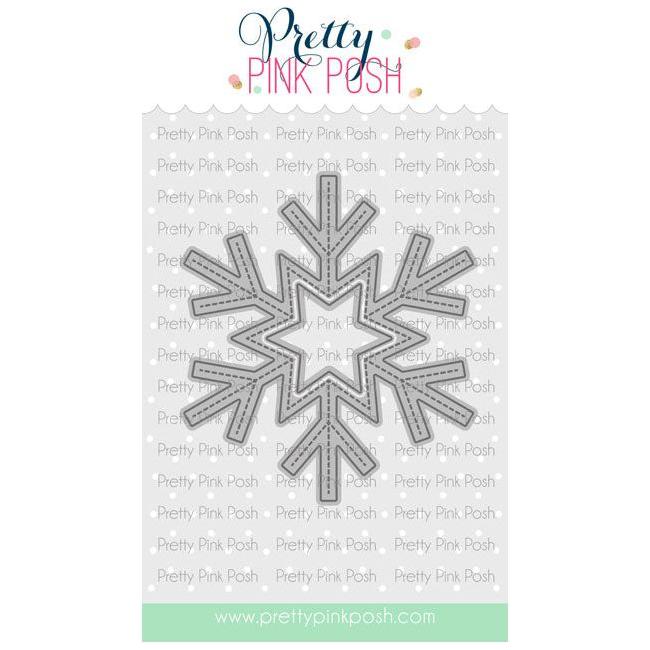 Pretty Pink Posh Snowflake Shaker Dies