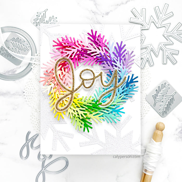 Pretty Pink Posh Snowflake Shaker Dies rainbow | color-code:ALT01