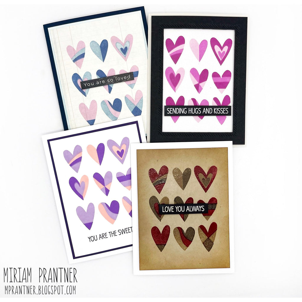 Simon Says Clear Stamps Printmaking Hearts 2023msc Sweetheart Love Cards | color-code:ALT05