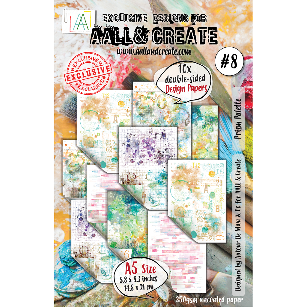 AALL & Create Prism Palette A5 Design Paper pa-008