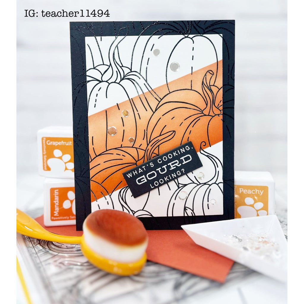 Simon Says Clear Stamps Pumpkin to Talk About 2082ssc Stamptember Fall Card