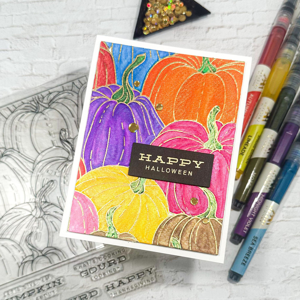 Simon Says Clear Stamps Pumpkin to Talk About 2082ssc Stamptember Fall Card | color-code:ALT04