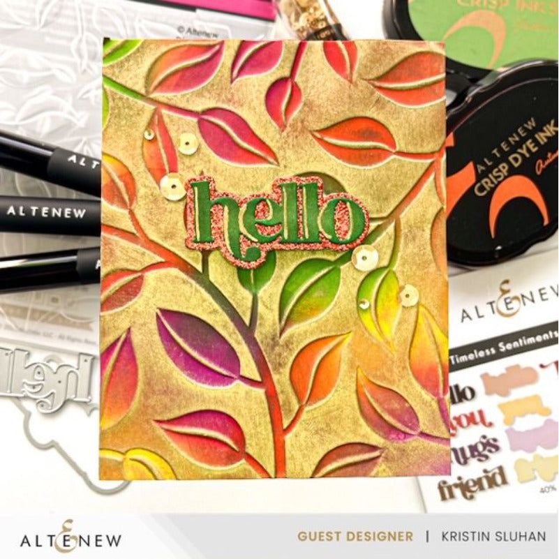 Altenew Playful Leaves 3D Embossing Folder alt8474 – Simon Says Stamp