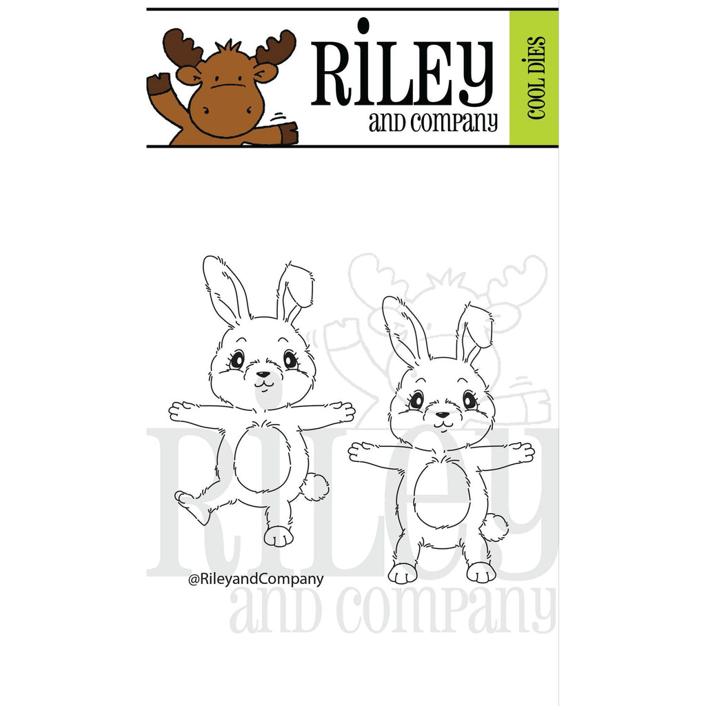 Riley and Company Dress Up Bunny Clear Stamps dur006