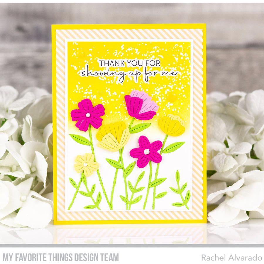 My Favorite Things You Are Not Alone Clear Stamp and Die Set Thank You | color-code:alt1