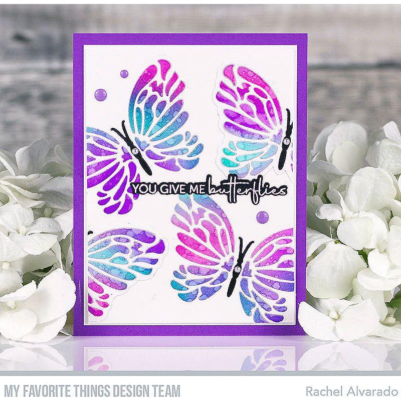 My Favorite Things Peek-A-Boo Butterfly Die Die-Namics mft2781 You Give Me Butterflies | color-code:alt2