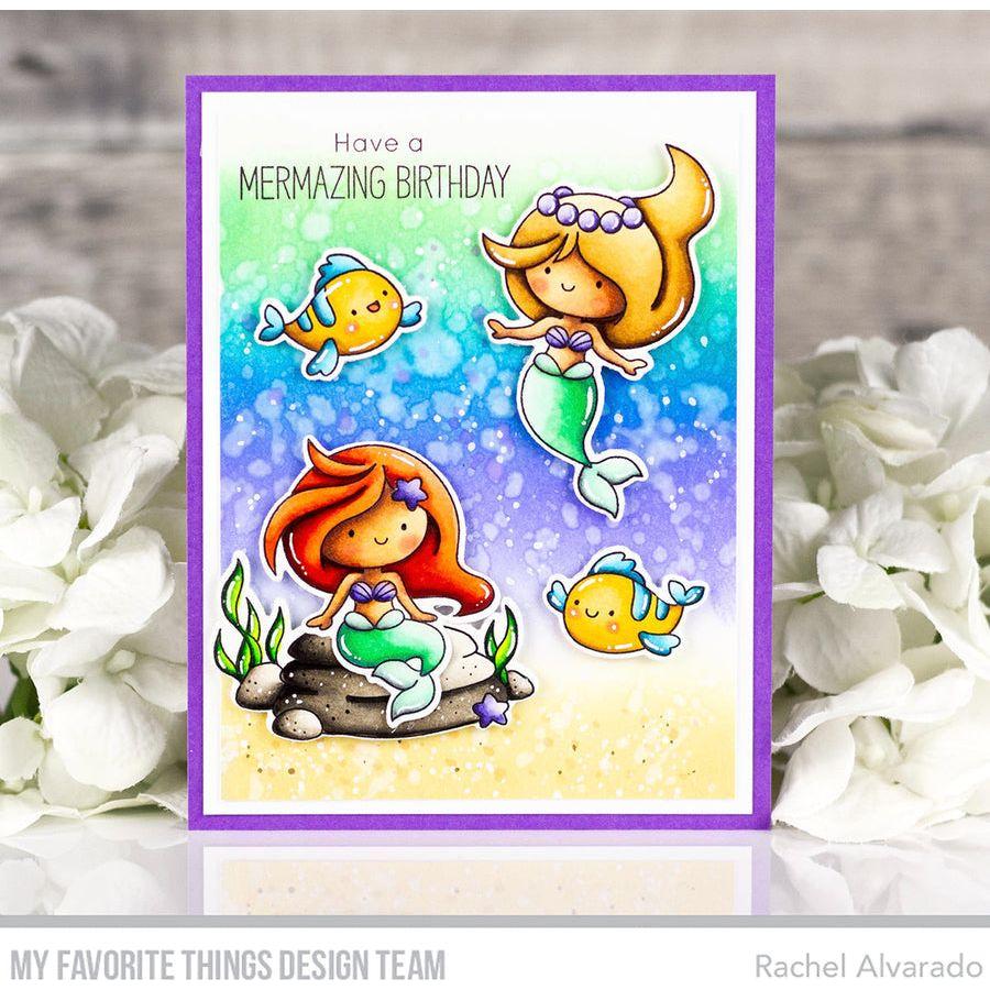 My Favorite Things Fintastic Friends Clear Stamps and Dies Set Mermazing | color-code:alt2