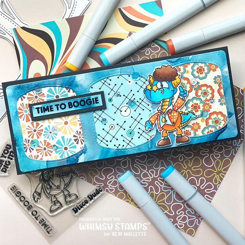 Whimsy Stamps Retro Vibe 6x6 inch Paper Pack WSDP43 patterns