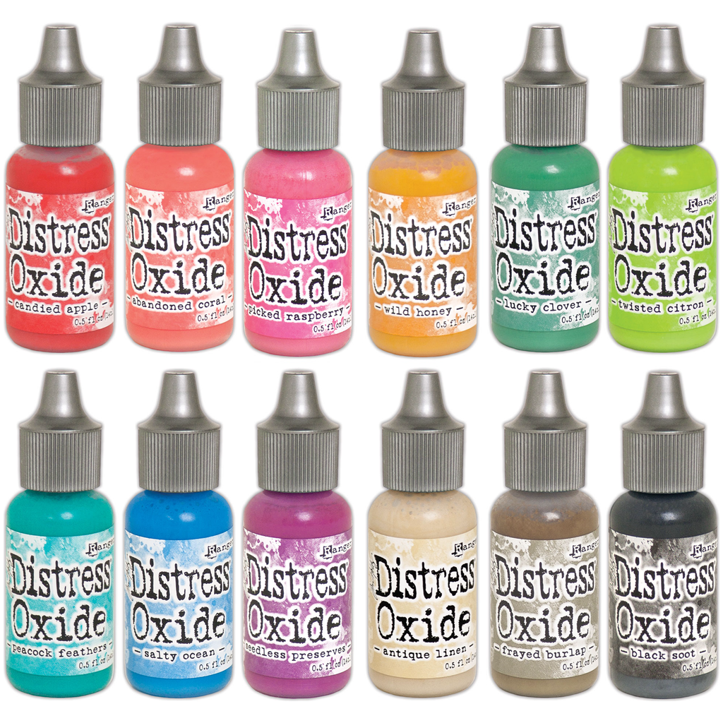 Tim Holtz Distress 12 Oxide Reinkers Set 4