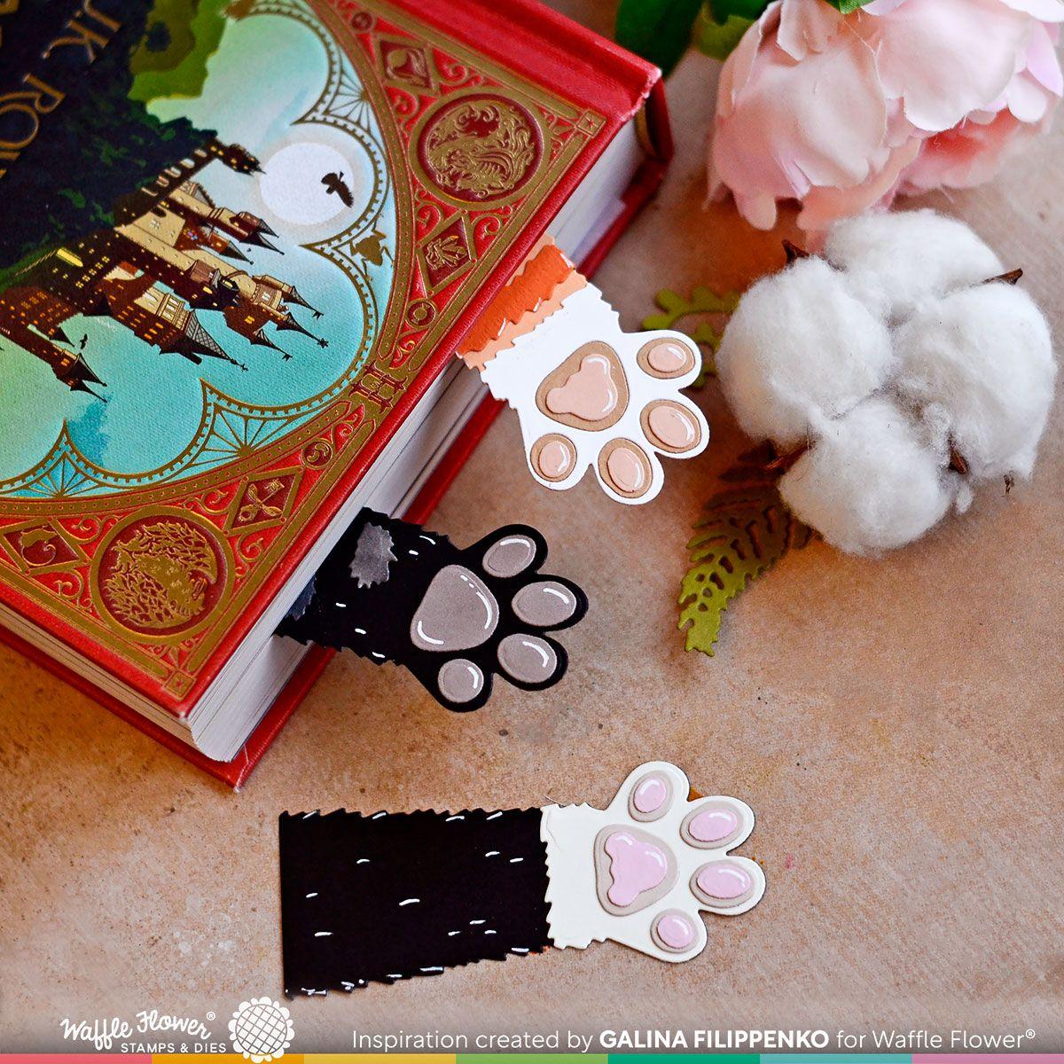 Universal Straw Topper - Flower Cat Paw