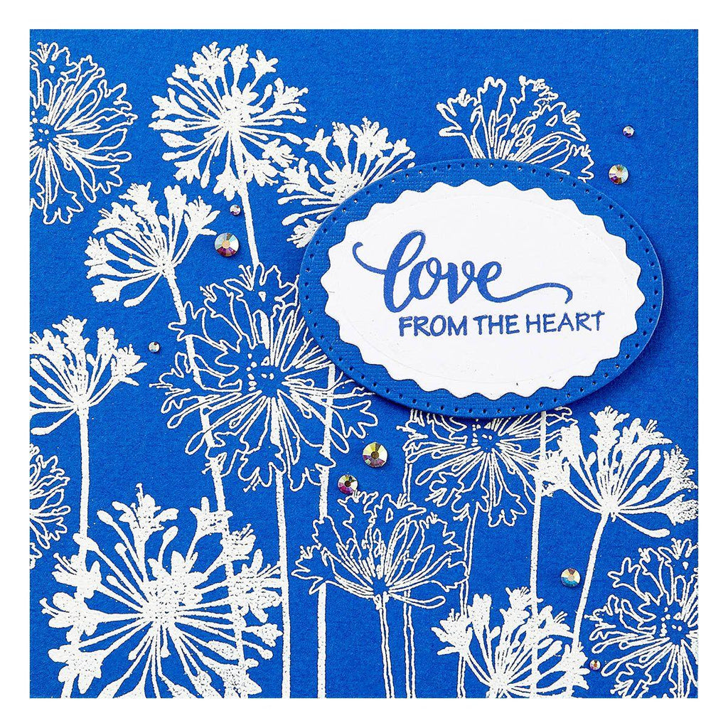 Stampendous Agapanthus Cling Stamps rsc-033 love