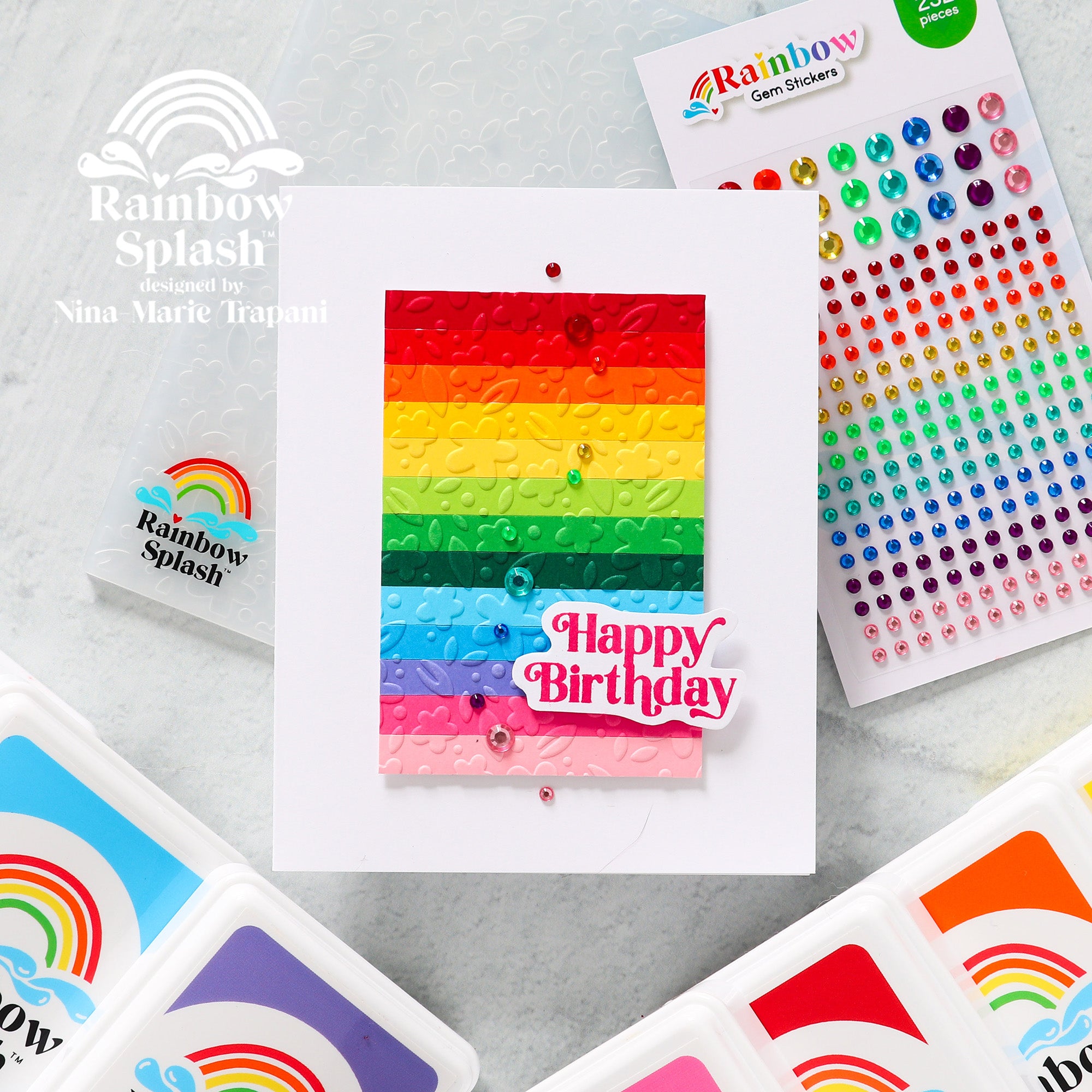 Rainbow Splash Cardstock Black rsc16 – Simon Says Stamp