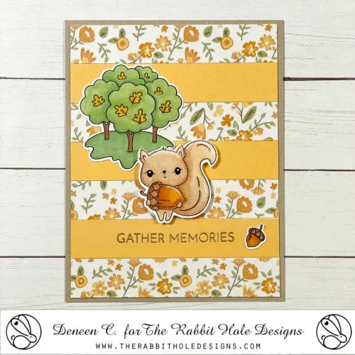 The Rabbit Hole Designs RVing with Tailette Clear Stamps trh-237 gather memories