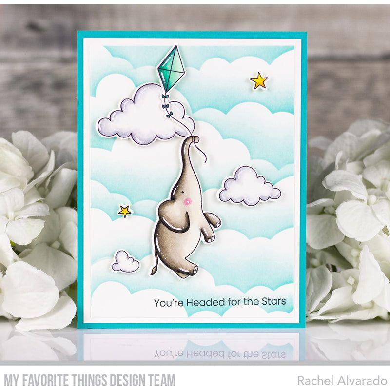 My Favorite Things Headed for the Stars Clear Stamps cs858 Elephant Kite | color-code:alt1