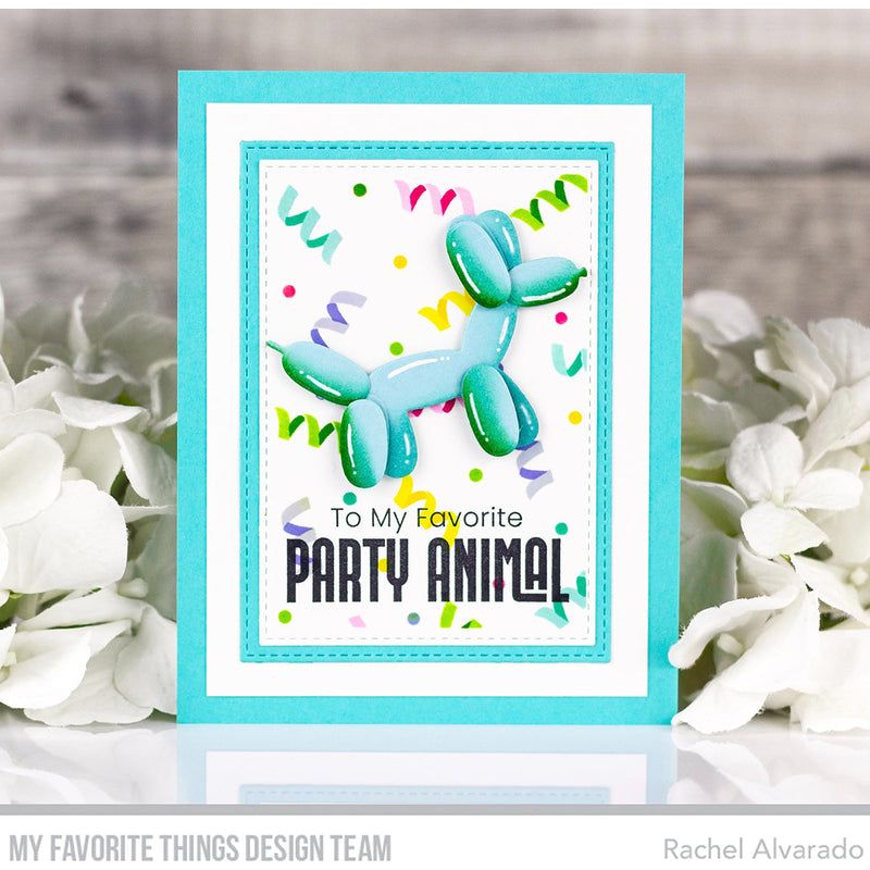 My Favorite Things Party Streamers Stencil Set st202 Party Animal | color-code:alt2