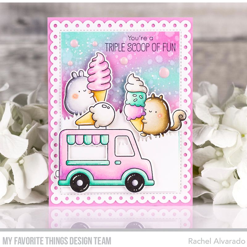 My Favorite Things Sound of Summer Clear Stamps jb056 Triple Scoop | color-code:alt1