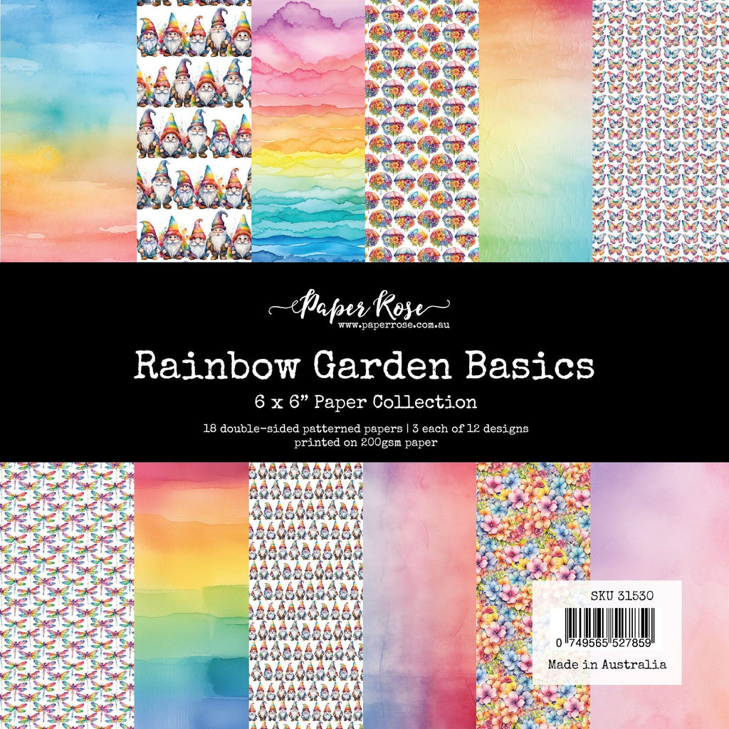 Paper Rose Rainbow Garden Basics 6x6 Paper 31530