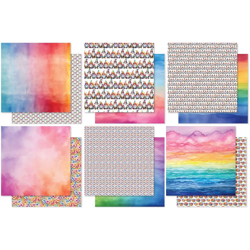 Paper Rose Rainbow Garden Basics 6x6 Paper 31530 sheets