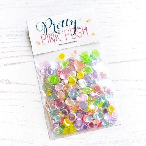 Pretty Pink Posh Rainbow Shimmer Confetti