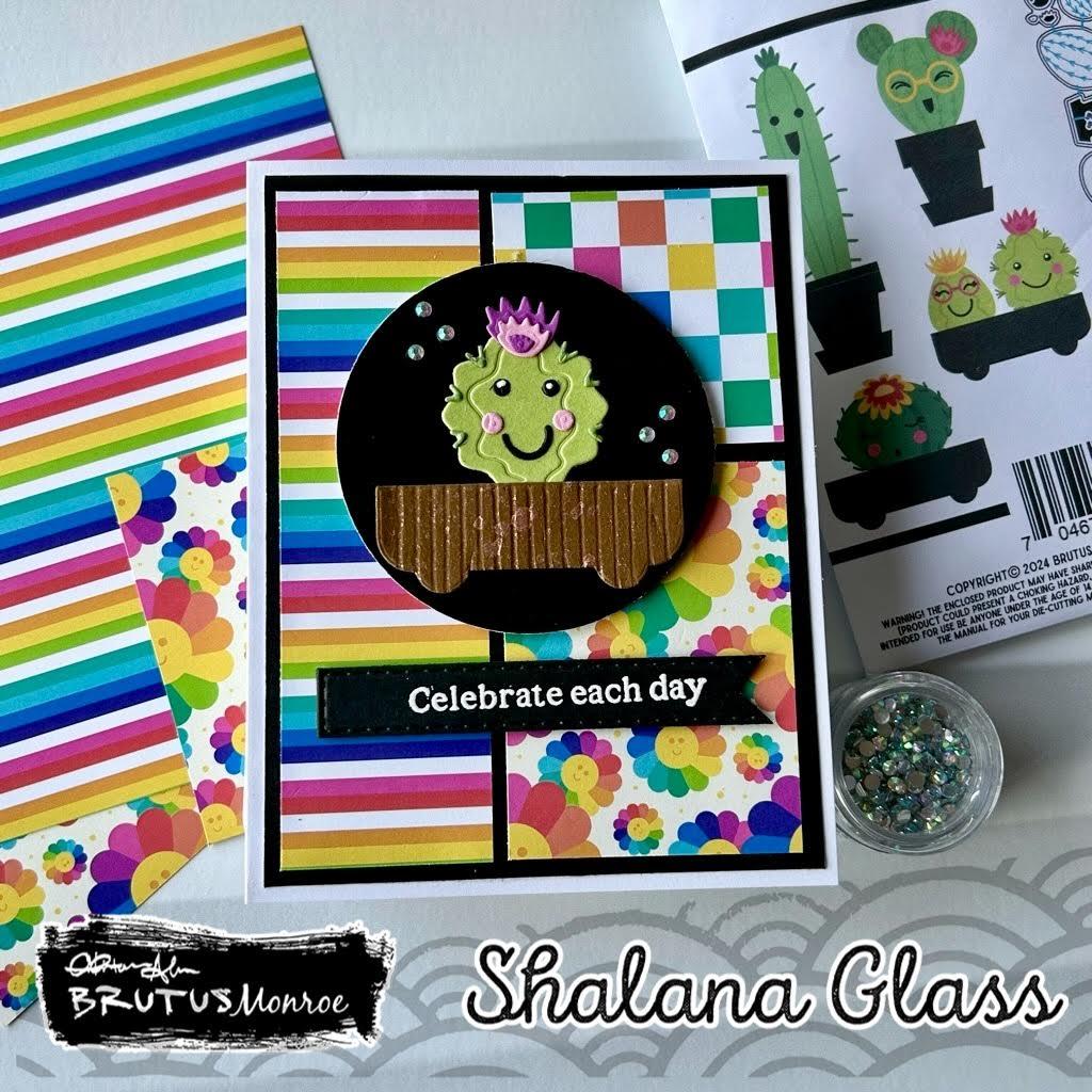 Brutus Monroe Rainbow Vibes 6x6 Paper Pad bru3939 celebrate