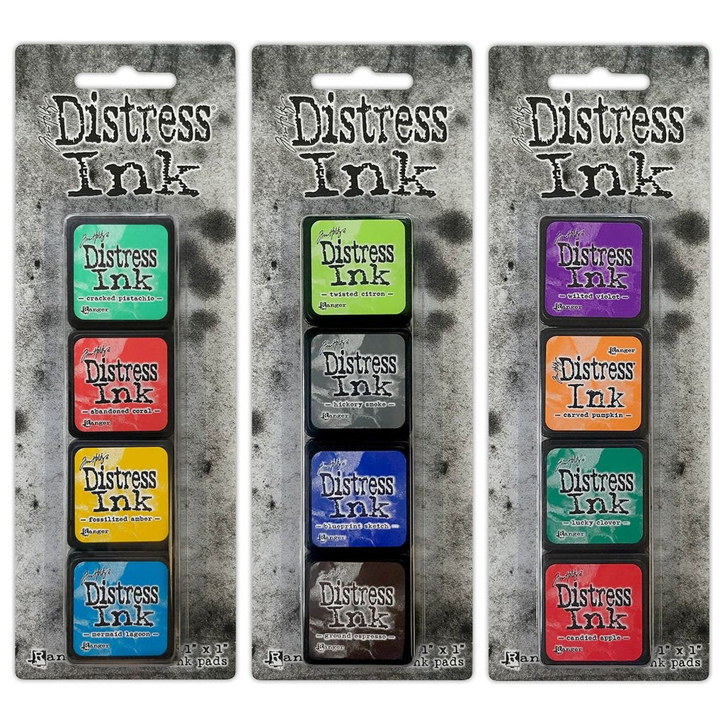 Tim Holtz Mini Distress Ink Pads Sets 13, 14, And 15 Ranger