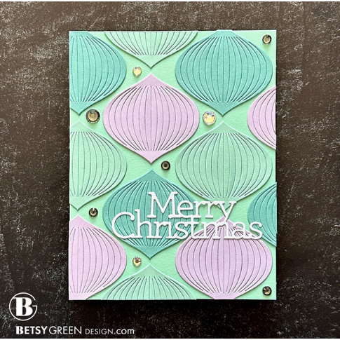 Simon Says Stamp Reeded Ornament Wafer Dies s956 Festive Fun Christmas Card | color-code:ALT02