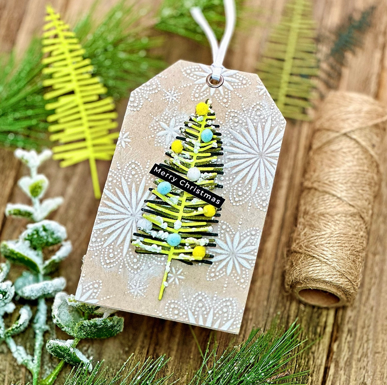 Kraft Gift Tags Joy Noel Merry Christmas Tags 