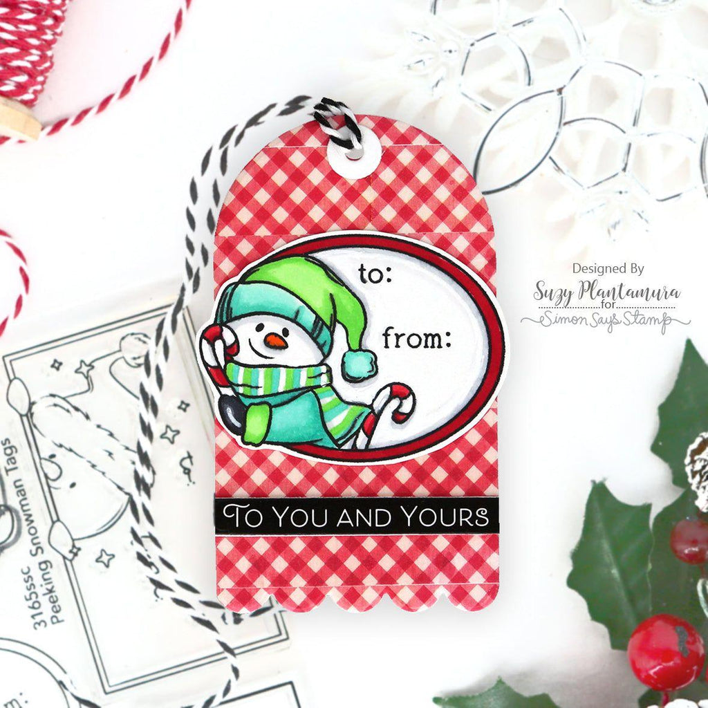 Simon Says Stamp EZ Strips Reverse Joy 1001ez DieCember Christmas Tag | color-code:ALT03