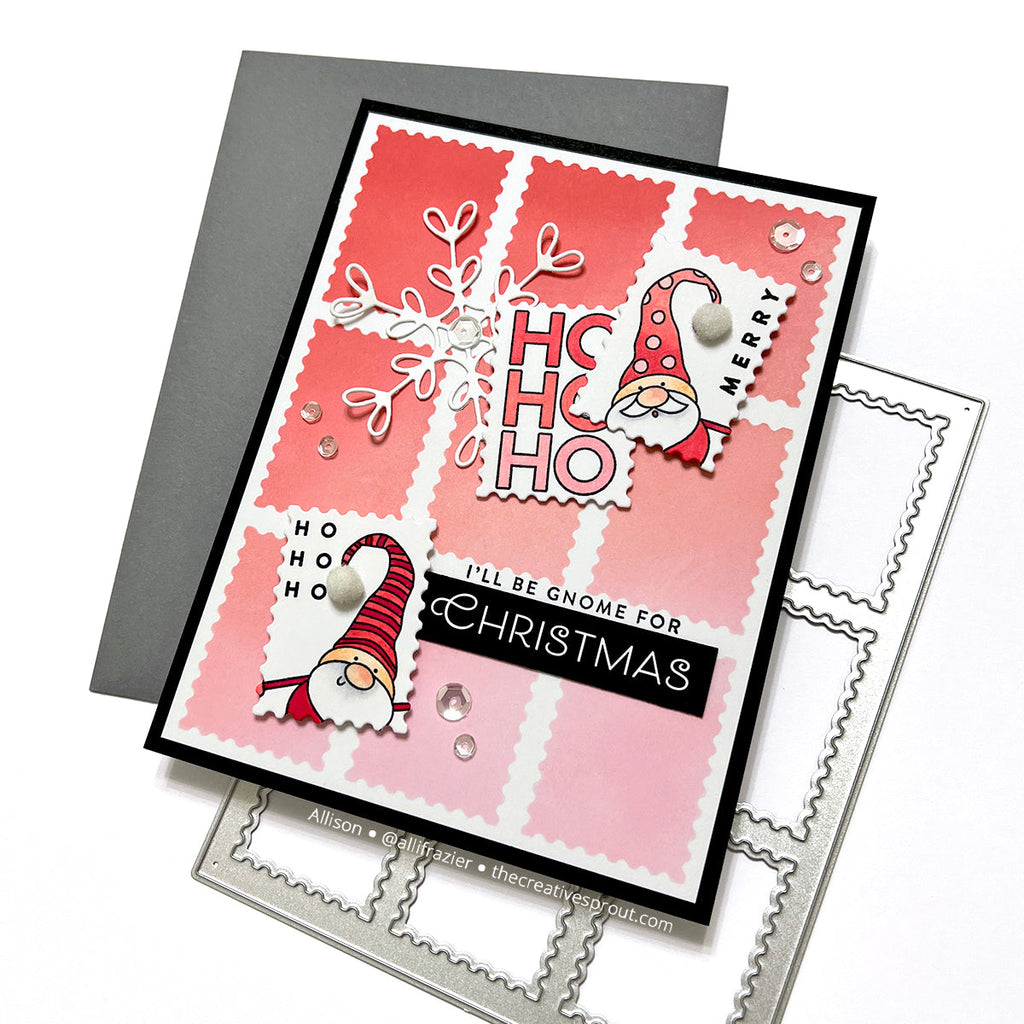 Simon Says Stamp EZ Strips and Dies Joy set897je DieCember Christmas Card