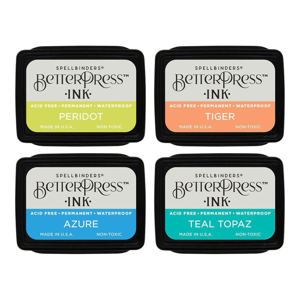 bpi-022 Spellbinders Tropical BetterPress Ink Mini Set product image