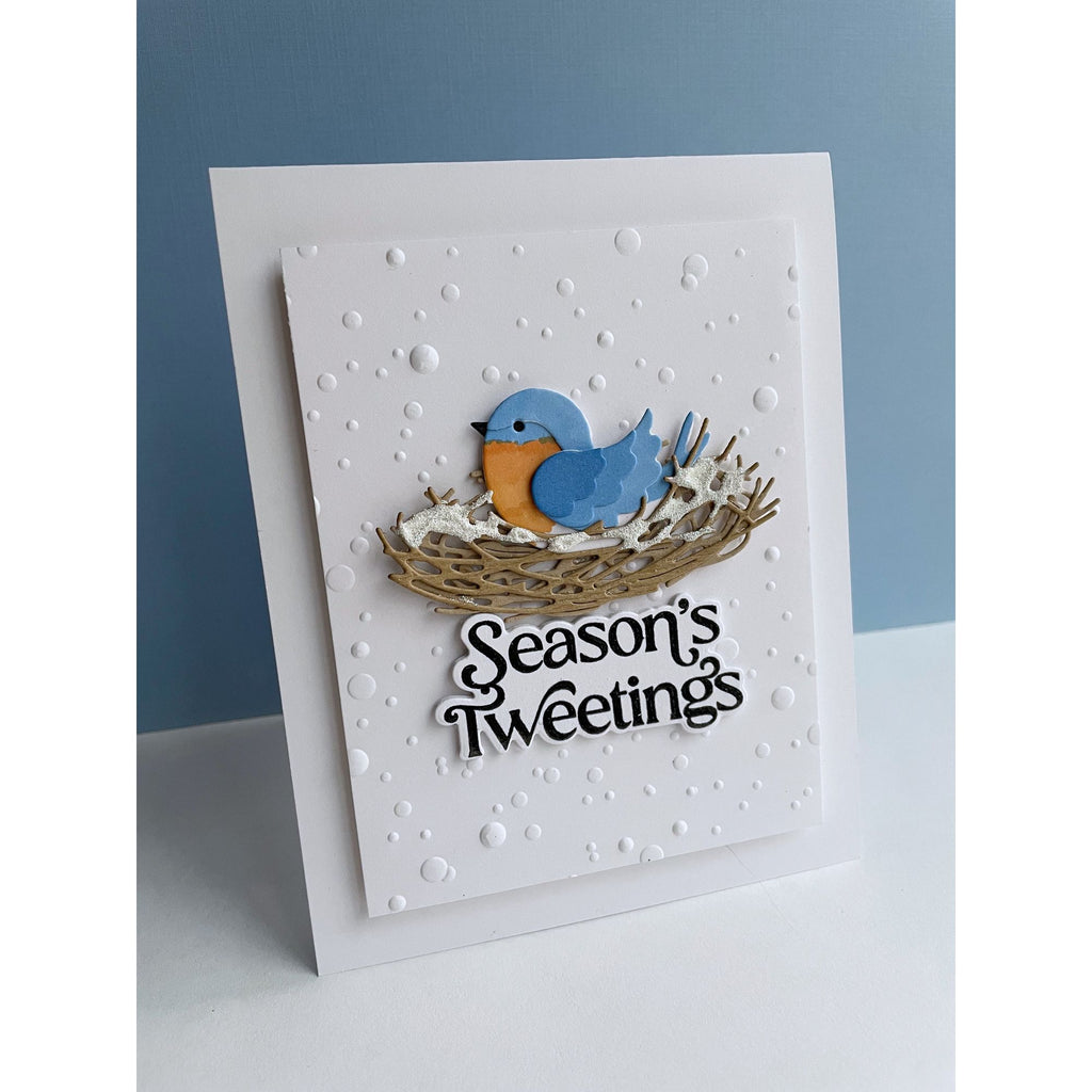 Simon Says Stamp Rustic Nest Wafer Dies s981 DieCember Christmas Card | color-code:ALT03