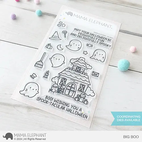 Mama Elephant Big Boo Clear Stamps