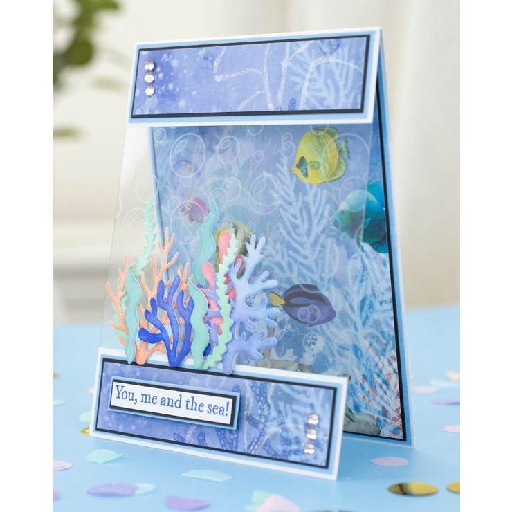 Crafter's Companion Coral Reef Dies s-eo-md-core you me and the sea card