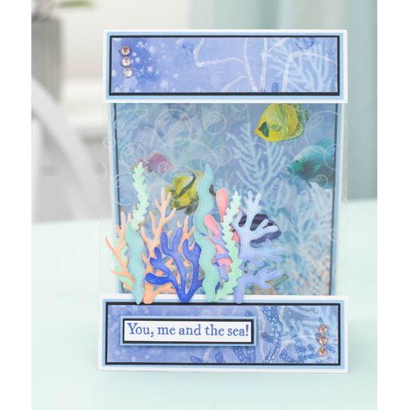 Crafter's Companion Coral Reef Dies s-eo-md-core coral and seaweed card