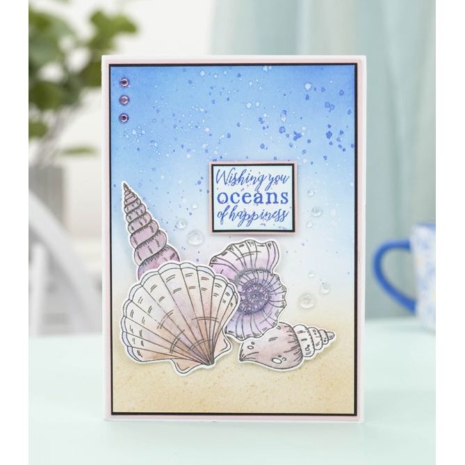 Crafter's Companion Best Fishes 4 x 6 Clear Stamps s-eo-ca-st-befi wishing you oceans of happiness