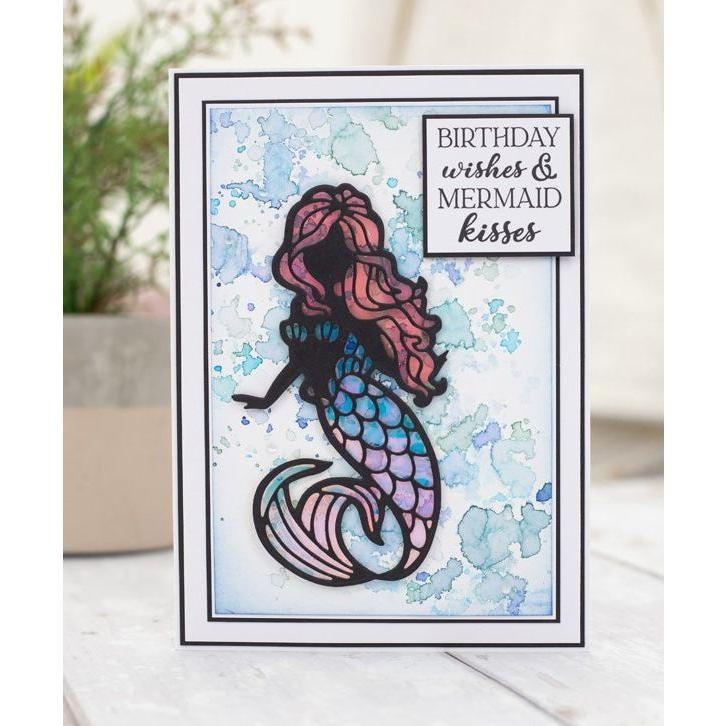 Crafter's Companion Majestic Mermaid Dies s-eo-md-mame birthday wishes and mermaid kisses