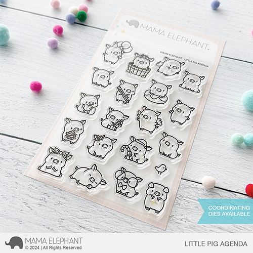 Mama Elephant Clear Stamps Little Pig Agenda