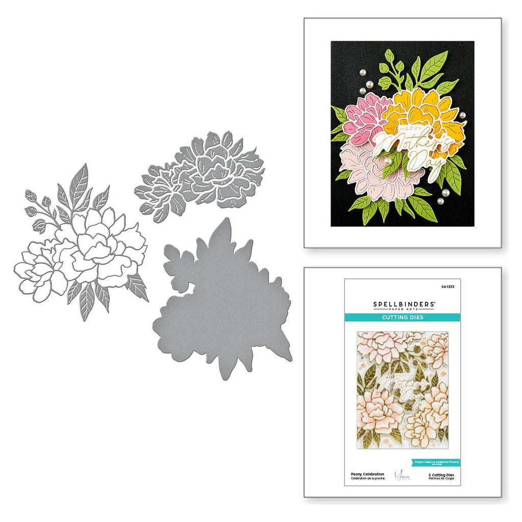 s4-1333 Spellbinders Floral Celebration Press Plate product image