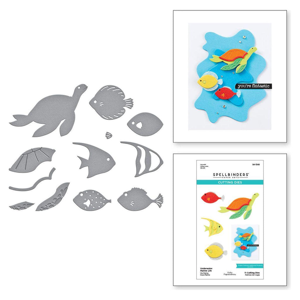 Spellbinders Underwater Marine Life Etched Dies s4-1348 product image