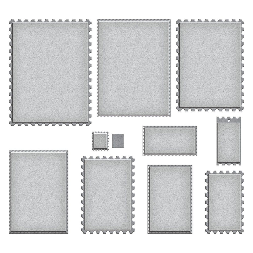 Spellbinders Bayfair Nested Postage Labels and Tag Etched Dies s5-635